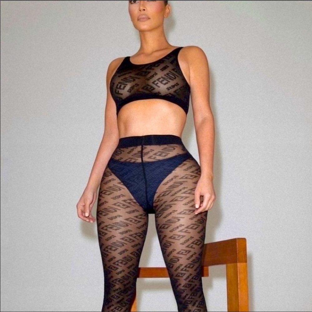 Fendi Skim sheer bralette